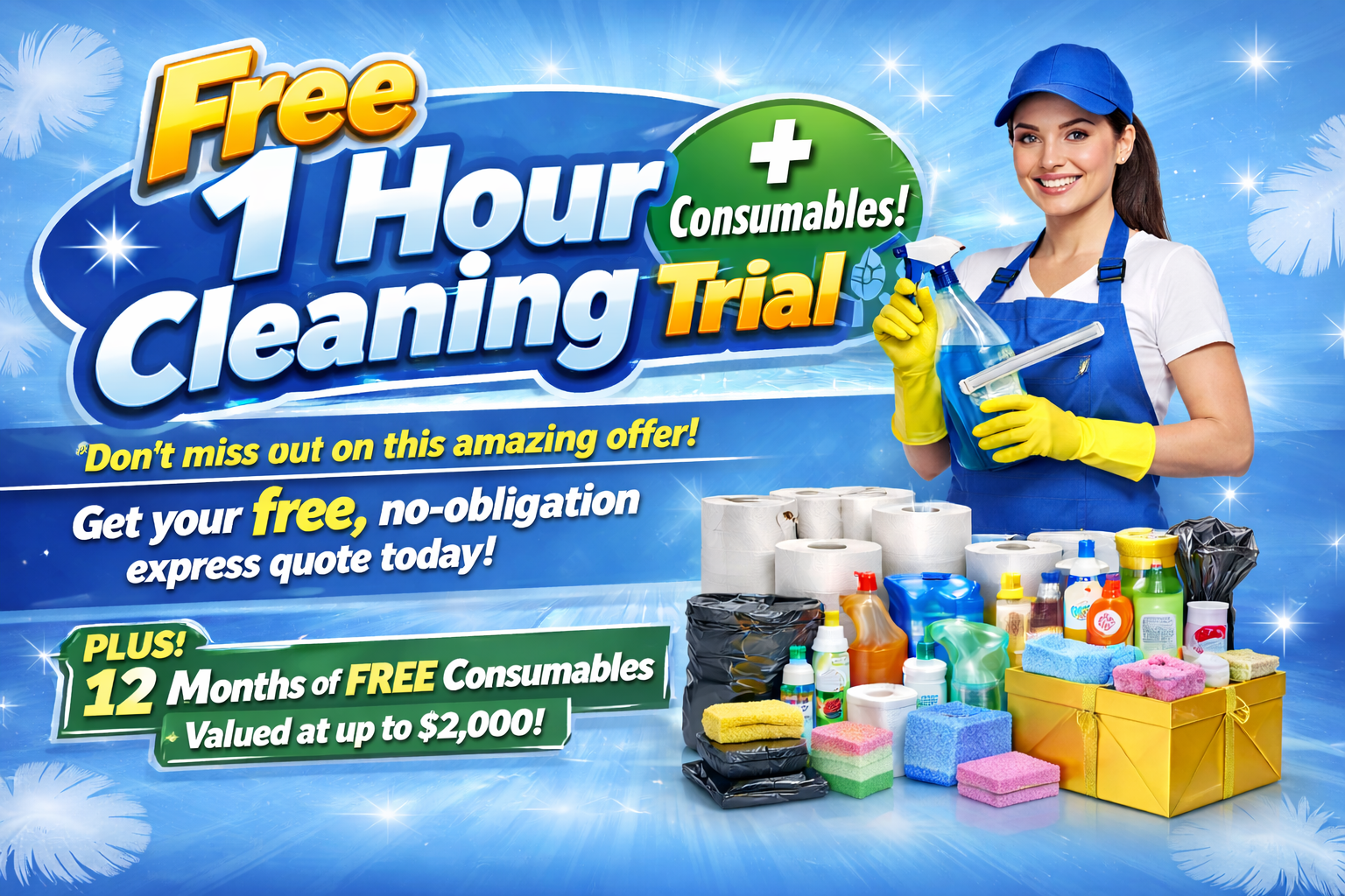 Free cleaning trial offer
